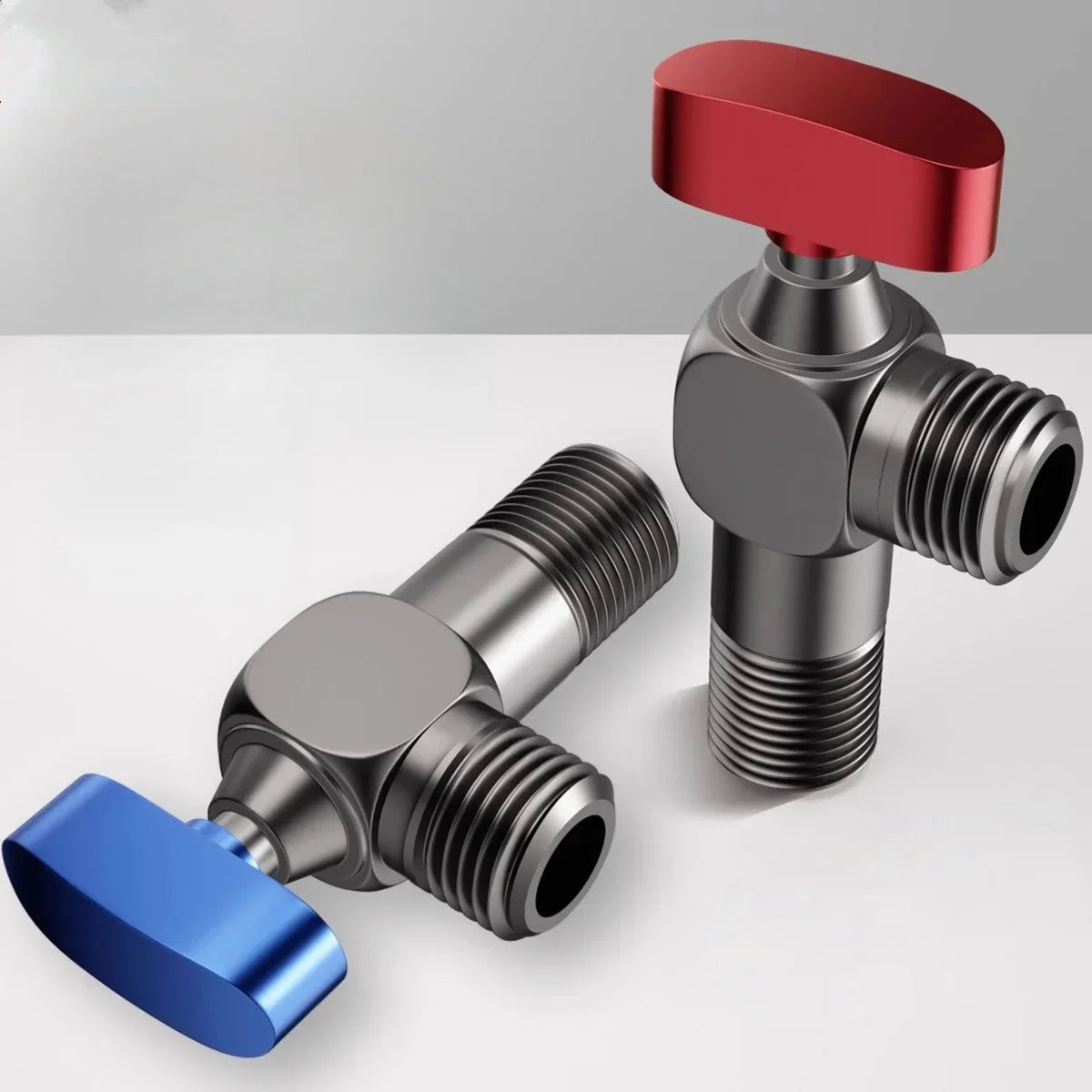 Artfan Angle Valve: Wall Mounted Water Volume Toilet Inlet One Out, Cold Hot.