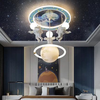 Artfan Astronaut LED Ceiling Light for Children's Room Fixtures