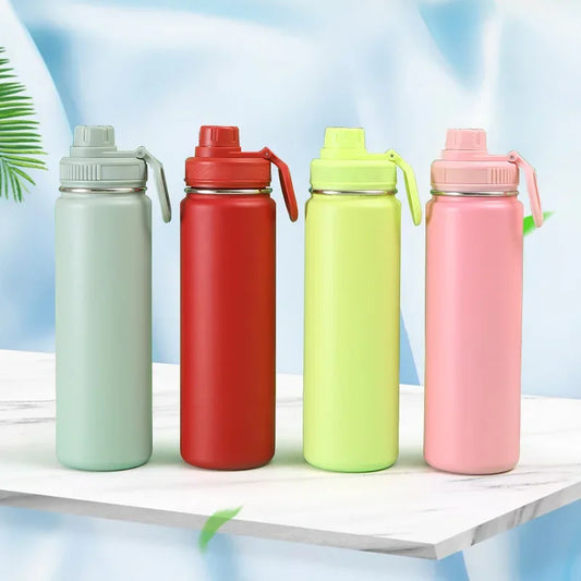 Artfan 750ml Stainless Steel Insulated Sports Water Bottle Vacuum Thermos