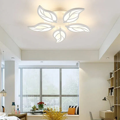 Artfan 5-Light Acrylic LED Ceiling Chandelier for Modern Living Room Bedroom