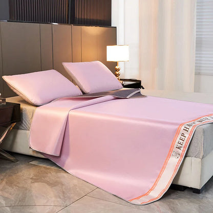 Artfan 1800D Cooling Fibres Bed Mat & Pillowcases Set for Summer Nights