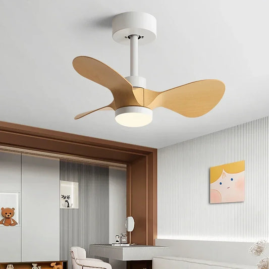 Artfan 24-Inch Mini Ceiling Fan with Lights, Modern Design for Home and Office