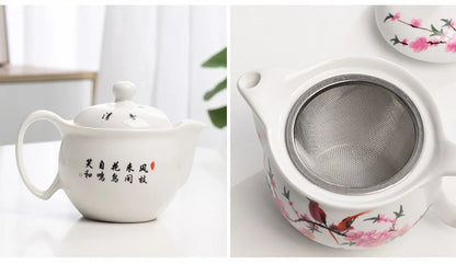 Artfan lighting Blue and White Porcelain Tea Pot Set