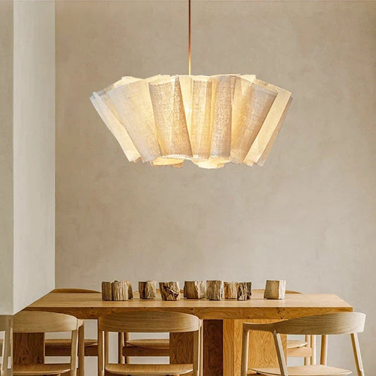 Artfan Nordic Vintage Fabric Chandelier Pendant Lights for Home Decor