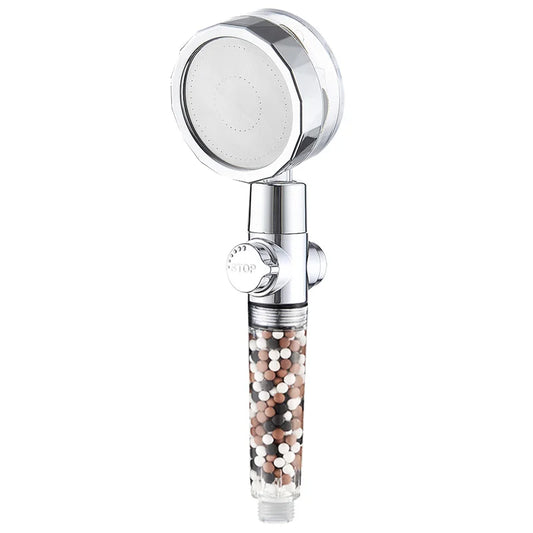 Artfan 360 Rotating Filter Shower Head with Water Saving Anion Stone Sprayer
