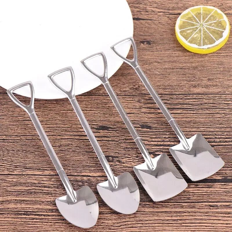 Artfan 4-Piece Stainless Steel Teaspoons Set for Coffee, Tea, Desserts & Ice Cream