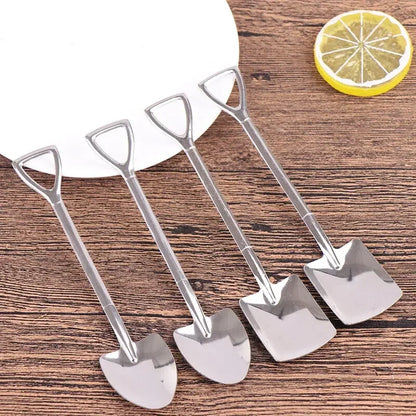 Artfan 4-Piece Stainless Steel Teaspoons Set for Coffee, Tea, Desserts & Ice Cream