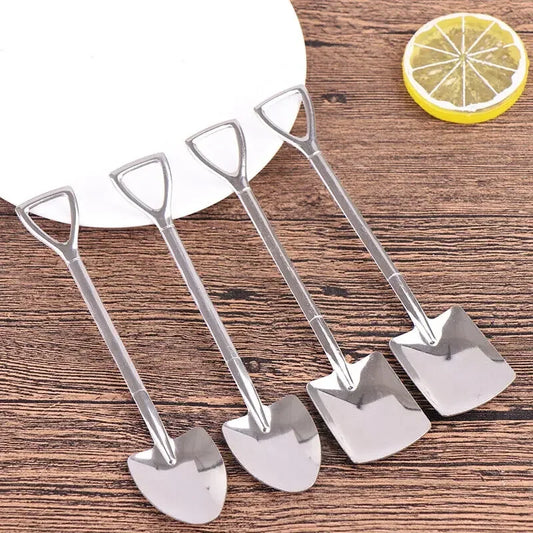 Artfan 4-Piece Stainless Steel Teaspoons Set for Coffee, Tea, Desserts & Ice Cream