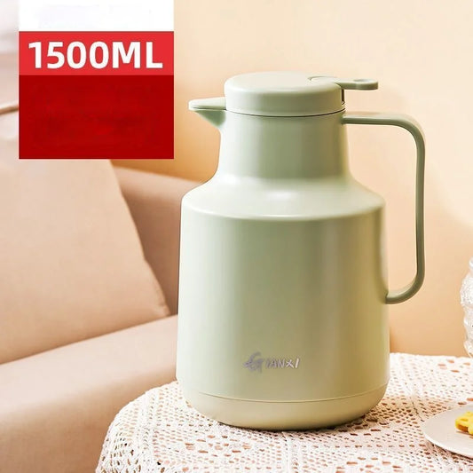 Artfan 1.5L Thermal Insulation Vacuum Coffee Pot Glass Liner - Large Capacity