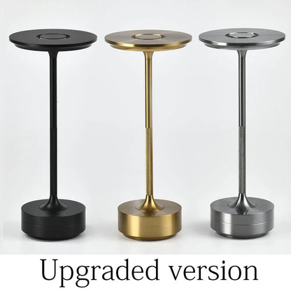 Artfan Aluminum LED Desk Lamp Touch Switch Cordless Table Light for Living Room
