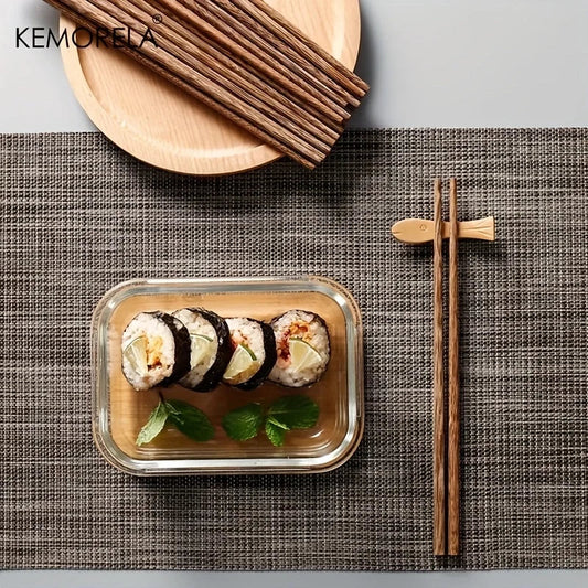 Artfan 5PCS Natural Wooden Chopsticks - Japanese Hotel Restaurant Special Chopsticks For Ramen Rice