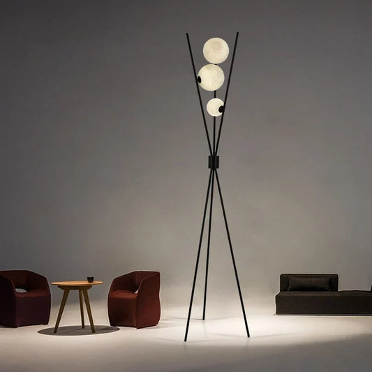 Artfan  Moon Floor Lamp LED Living Room Study Bedroom Tripod Wall Light