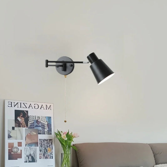 Artfan lighting Black Iron LED Wall Sconce for Home Decor - Modern Nordic Style
