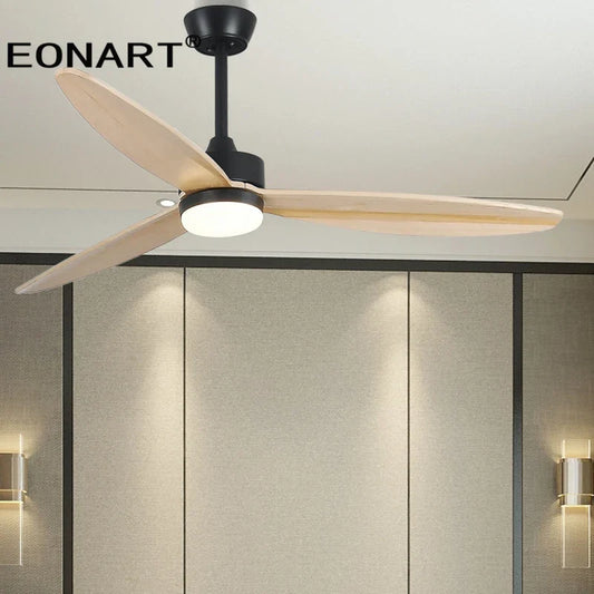 Artfan 60" Modern DC Ceiling Fan with LED Light and Remote Control