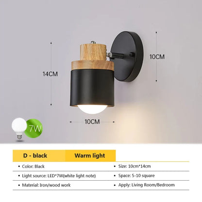 Artfan Angel Adjustable LED Wall Sconce Light for Bedroom Living Room