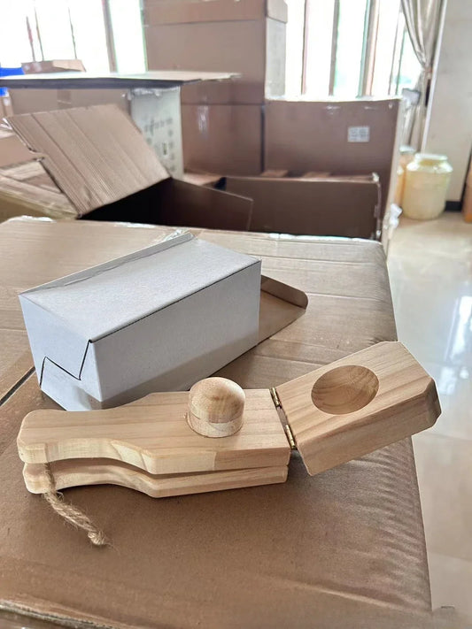 Artfan 2-In-1 Wooden Banana Smasher & Meatball Maker for Tostones
