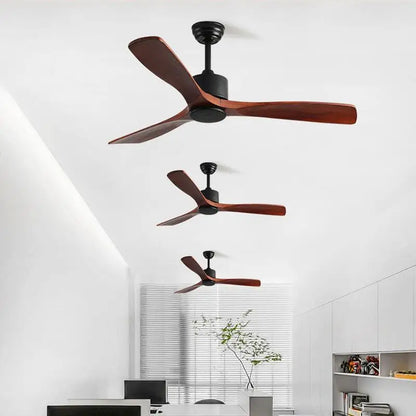 Artfan 42" Wooden Ceiling Fan Remote Control Decorative Home Fan DC 110-240V